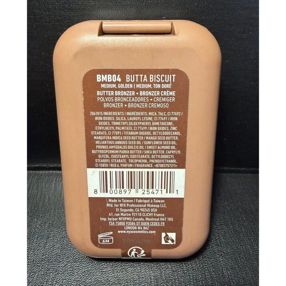 NYX Professional Makeup Buttermelt Bronzer – BMB04 Butta Biscuit (Medium Golden)
